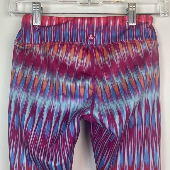 prAna Roxanne Capri Womens Festival Pink Cropped Mid Rise Size XS - Picture 8 of 10